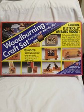 Vintage 1993 168 Woodburning Craft Set Featuring ATF WonderPen New In Box Sealed