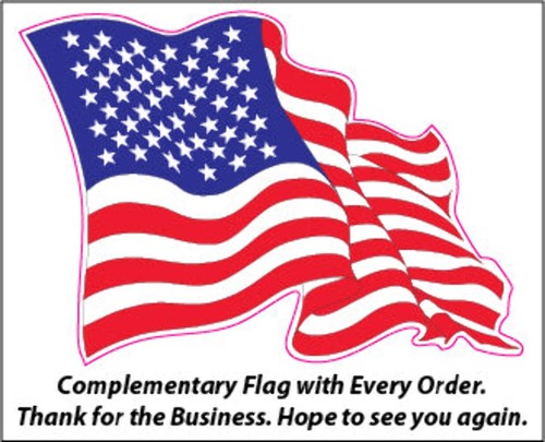 Skull American Flag flaming Decal - Foto 2 di 7