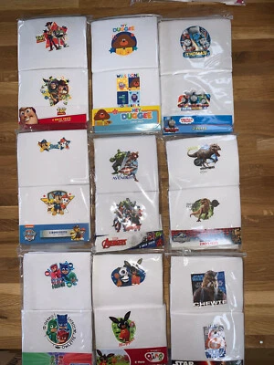 BOYS Baby Pack of 2 Paw Patrol Teletubbies PJ Masks Cotton Vests Top 1 - 8 Years