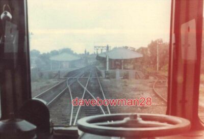 PHOTO  STOURBRIDGE JUNCTION STATION TAKEN FROM THE REAR CAB OF A DMU DEPARTING F