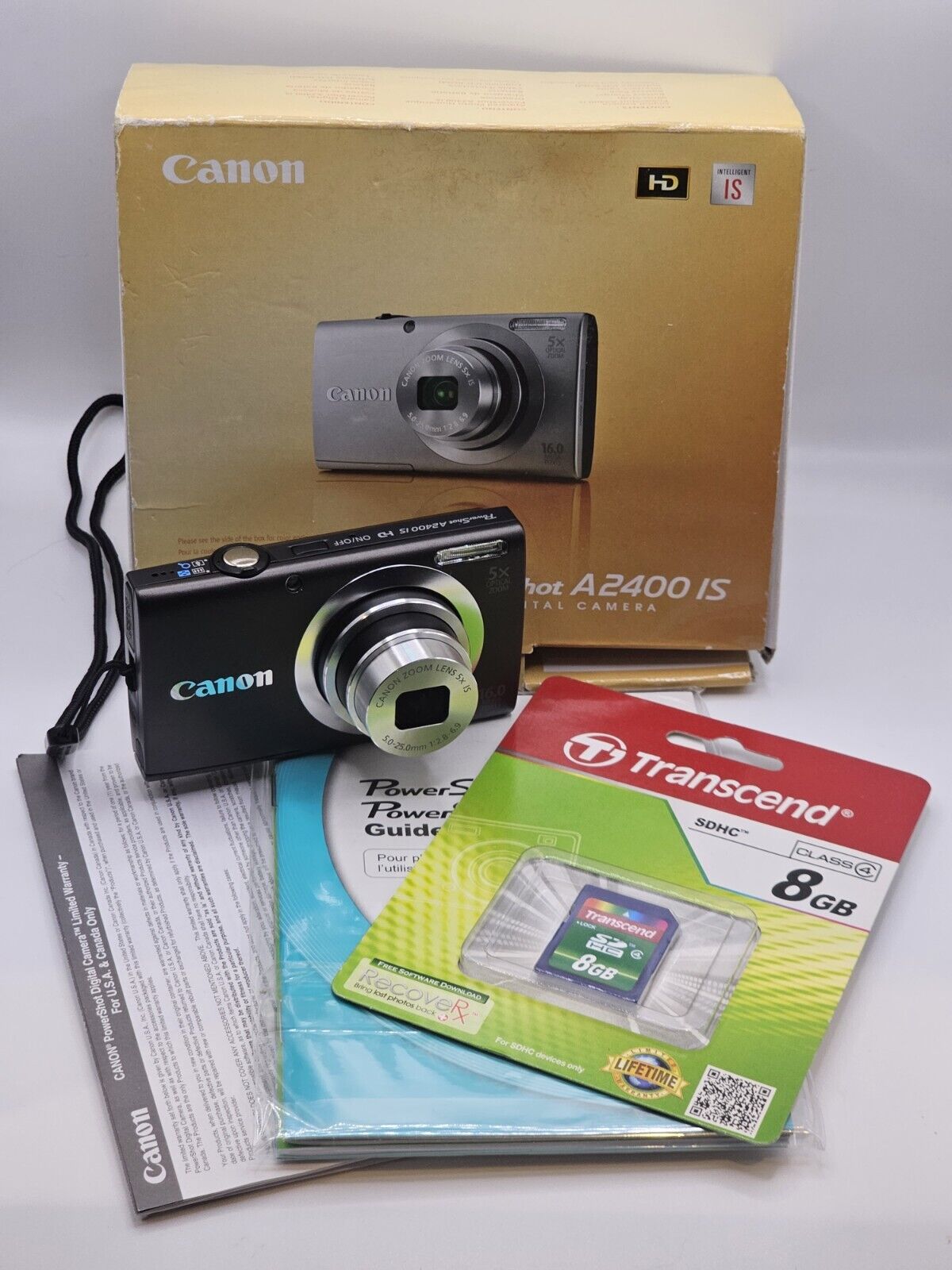 Canon PowerShot A2300 16.0 MP Digital Camera with 5x Optical Zoom (Silver)