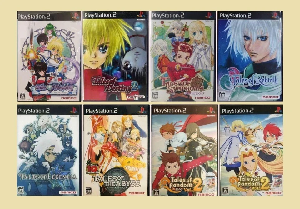 PS2 Tales of Destiny Symphonia Rebirth Abyss Legendia Fandom set Tested Namco - Image 3 of 4
