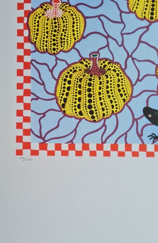 YAYOI KUSAMA *Black Lizards*65 x 50cm*Lithografie*Kunstdruck*limitiert # 100/500 - Bild 5 von 7