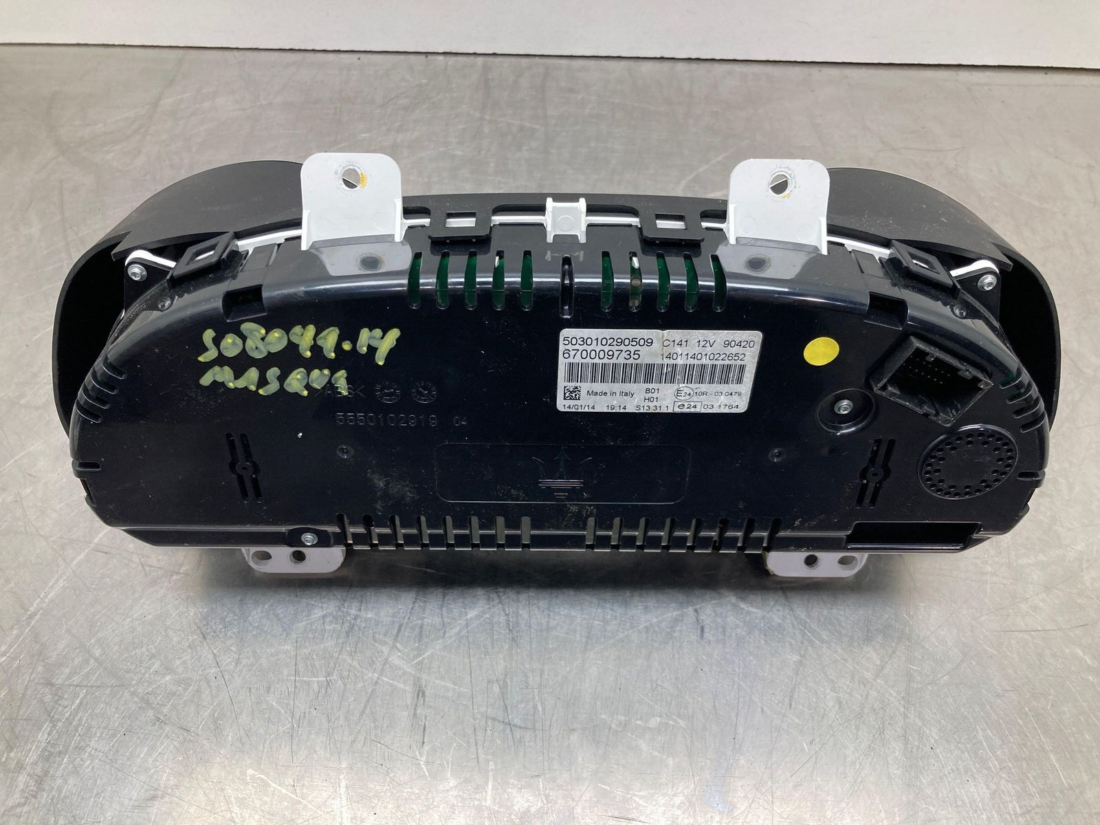 2014 Maserati Quattroporte 3.0L Speedometer Instrument Gauge Cluster 670009735