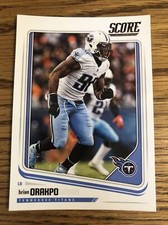 Brian Orakpo 2018 Score Titans Card #320   *6584*