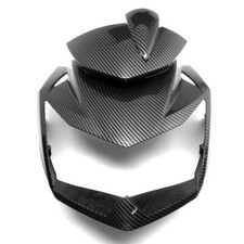 Front Upper Headlight Fairing Carbon Fiber For 2007-2012 Kawasaki Z750 Z 750