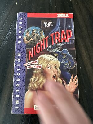 Sega CD Manual Only Night Trap 