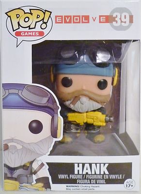 HANK Evolve Pop Games 4'' inch Vinyl Figure #39 Funko MINT 2015