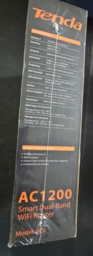 Tenda AC6 Roteador Wireless AC 1200mbps 4 Antenas Smart Dual Band Wi-Fi Router - Picture 2 of 6