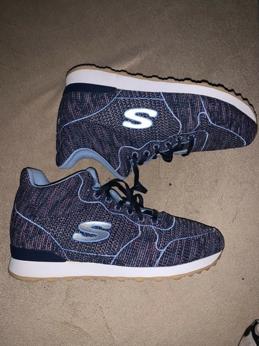 Women's 10M SKECHERS Originals OG 85 Shamokin Shoes Sneakers Hi-Top Blue  Multi | eBay