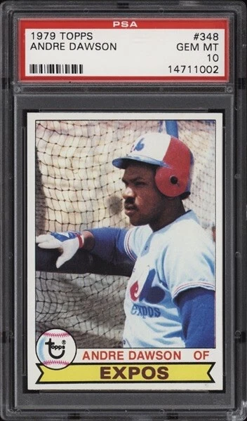 1979 Topps #348 Andre Dawson - Expos - PSA 10 - 14711002 - Baseballkarte