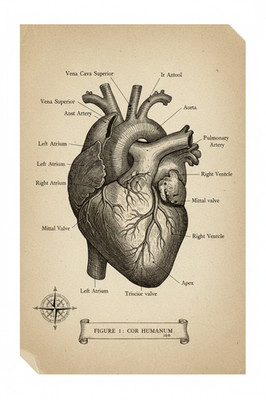 Anatomie Organe   Vintage Illustrationen Bundle