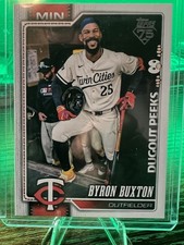 2026 Topps Series 1 Celebration BYRON BUXTON Dugout Peeks SP 