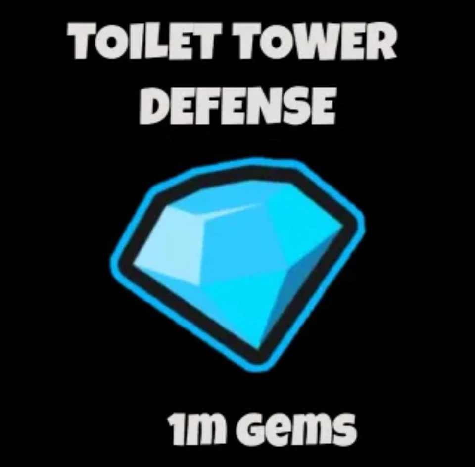 Toilet Tower Defense | TTD | Gems - 1,000,000 Gems - 1 Million Gems