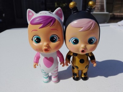 Lot Of 2 Cry Babies Doll Squirts IMC Toys