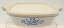 CorningWare Blue Cornflower 1 qt A-1-B with Plastic Lid