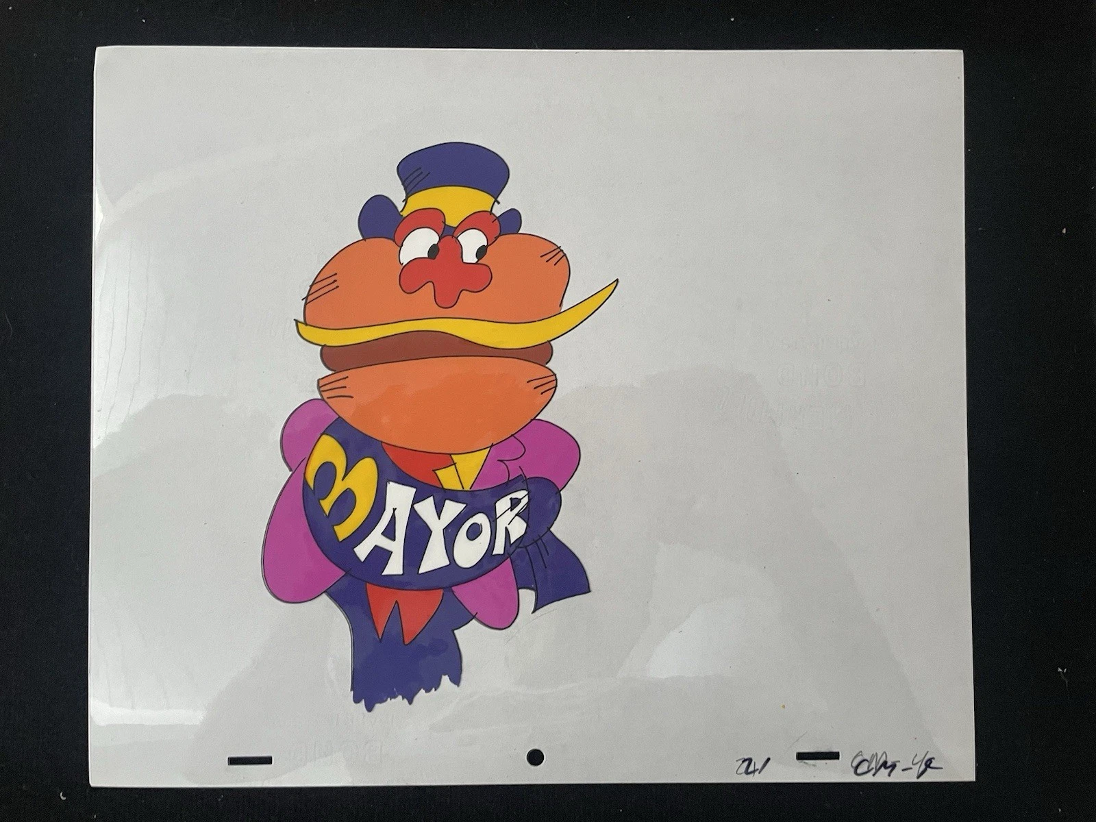 Mayor McCheese Animation Cel - 5 Awesome Things on eBay this week