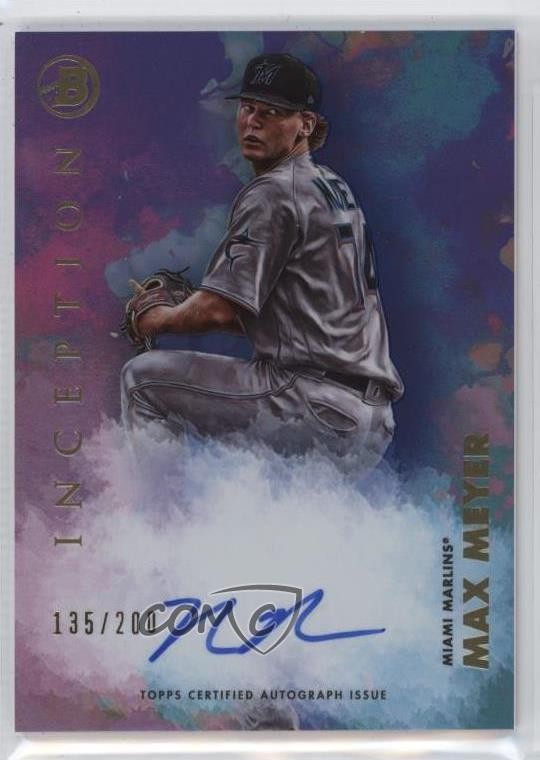 2021 Bowman Inception 135/200 Max Meyer #PA-MM Auto 1fm9