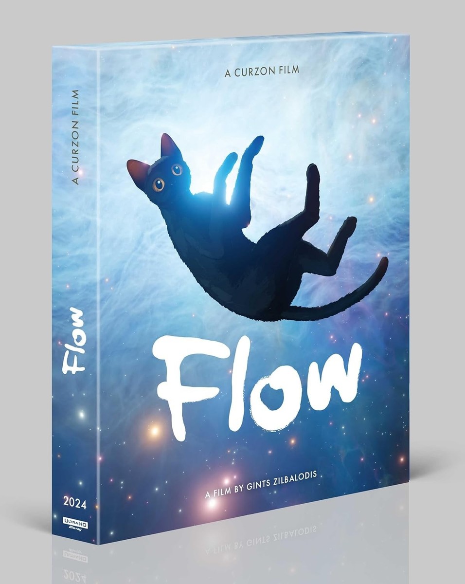 FLOW (2024) 4K UHD Blu-Ray Limited Edition NEW (USA FLOW (2024) 4K UHD Blu-Ray Limited Edition NEW (USA