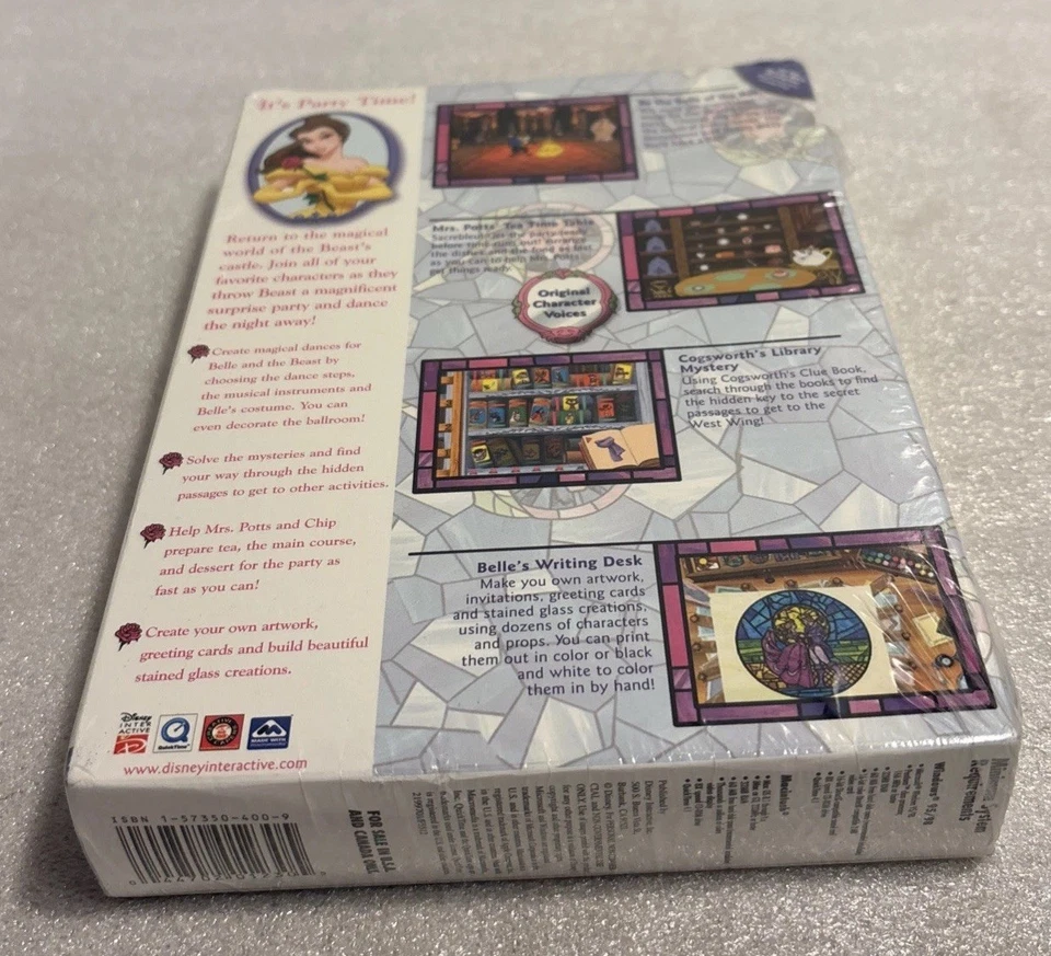 Disney's Beauty and the Beast: Magical Ballroom PC CD-Rom Windows Mac Game New - Image 2 of 4