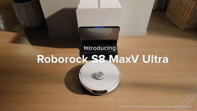Roborock S8 MaxV Ultra Robot Vacuum, FlexiArm Design, Self-Drying