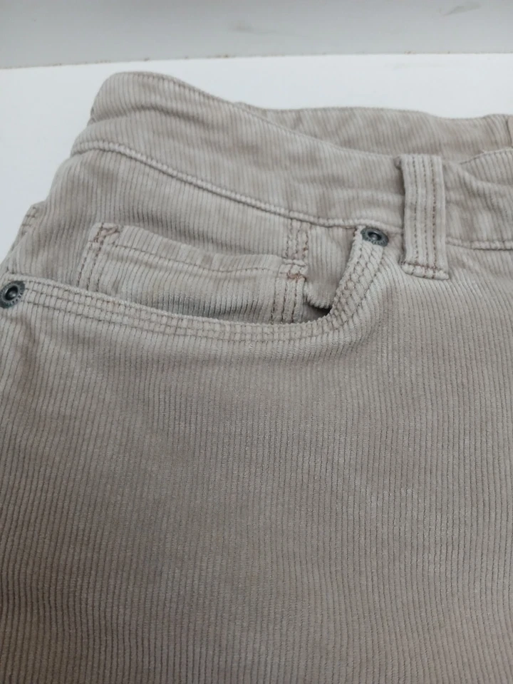 Womens UK 10 Bootcut Corduroy Jeans with Stretch Petite Fit Leg 27" by Sonoma - Image 4 of 4
