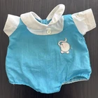 Vintage Cabbage Patch Kids/Doll Clothes Blue Elephant Preemie Coleco