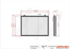 Filtre d'habitacle Opel ANTARA