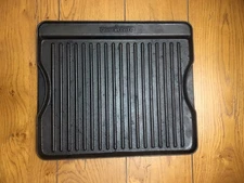 Camp Chef Reversible Griddle Cast Iron Skillet Camping Grill Double Burner Stove