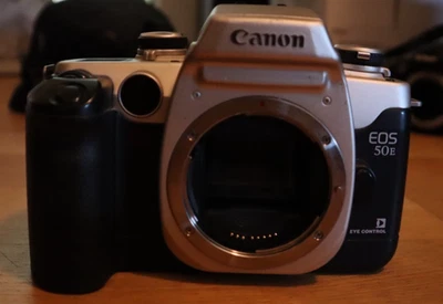 Canon EOS 50E Caméra Reflex Analogique 35mm Argent Film 35mm - Photo 1/4