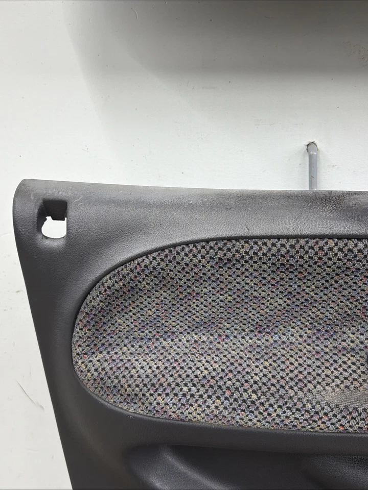 1998-2002 Dodge Ram Set Of Front Interior Power Door Panels OEM Dark Gray Agate - Image 3 of 4