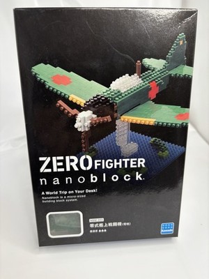 Nanoblock Zero Fighter NBM-002 Kawada Japan NEW Sealed Box Scratch