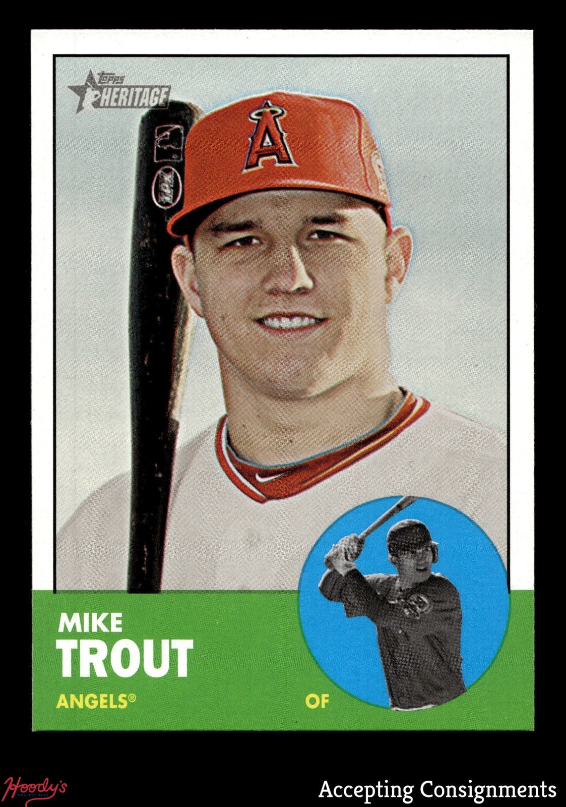 2012 Topps Heritage #207 Mike Trout ANGELS
