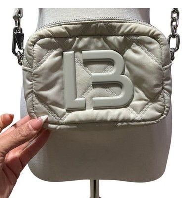 Bimba Y Lola Nylon Padded Extra Small Crossbody Bag Beige