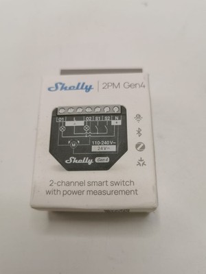 Shelly 2PM Gen4 Steuergerät Bluetooth, ZigBee, Wi-Fi