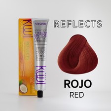 Kuul Reflects ROJO / RED Hair Color, Hair Dye 90 ml 3.04 fl oz Permanent