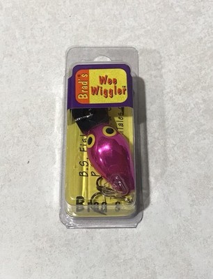 Brads Wee Wiggler BWW-16 METALLIC PURPLE BLACK BILL Salmon Steelhead Plug NEW