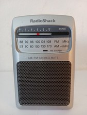 Vintage RadioShack Am/Fm Compact Stereo Mate Pocket Radio Cat No. 12-930