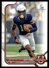 2021 Bowman University Jeff Sims Georgia Tech Yellow Jackets #44
