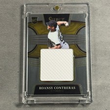 2022 Panini Select #RJS-RC Roansy Contreras Rookie Jumbo Swatch Patch Pirates RC