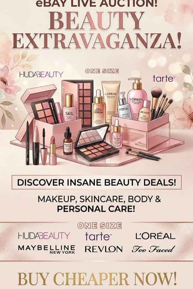 💄 Beauty ExtravaganzaLive Auction – Unbeatable Deals on Top Brands!