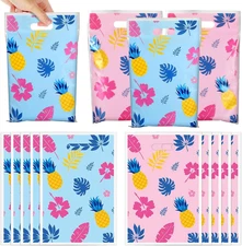 50Pcs Cute Cartoon Pink Blue Party Favor Bags Hawaii Cartoon Party Decorations S