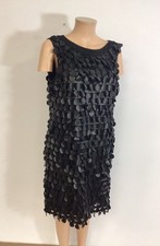 Black Flapper Dress Avant Garde Womens Large