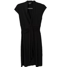 BCBG Paris Womens Black Midi Dress Size Small NWT