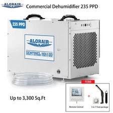 ALORAIR HDi120 235PPD Commercial Dehumidifier Basement Crawlspaces 3300sq w/Pump