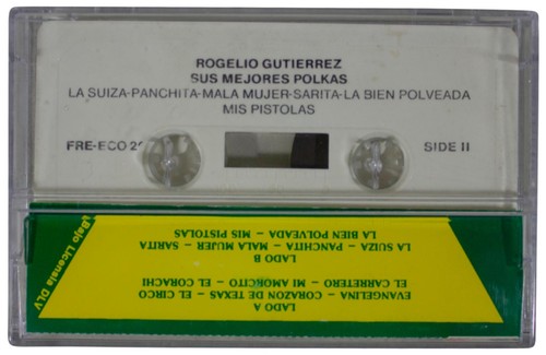 ROGELIO GUTIERREZ Mejores Polkas 1986 CASSETTE TAPE Mexican Norteno Rancheras - Picture 4 of 6