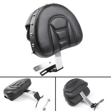 Driver Seat Rider Backrest Pad For 07-17 Fatboy FLSTF Heritage Softail CH  H H0