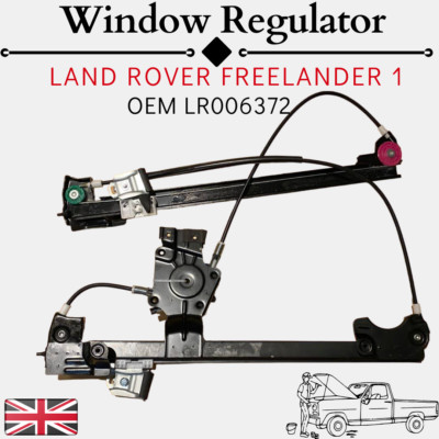 FITS FREELANDER 1 WINDOW REGULATOR FRONT LEFT LHS LR006372 (1998-2006) N/S