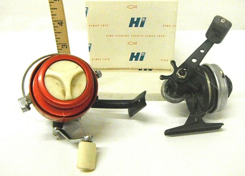 5 piezas vintage de carretes de pesca Futura+Bronson+Mercury 2550 grabado abierto EE. UU. - Imagen 5 de 6
