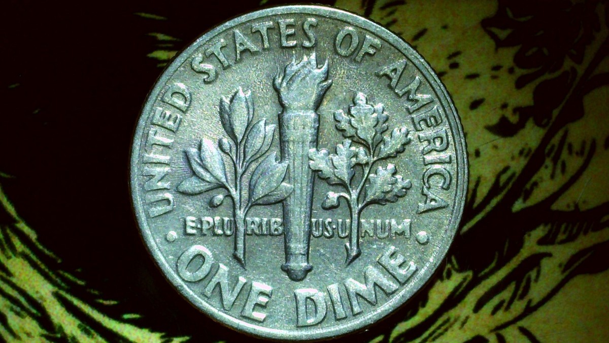 1970 D Roosevelt dime featuring a high relief flame error lot #84